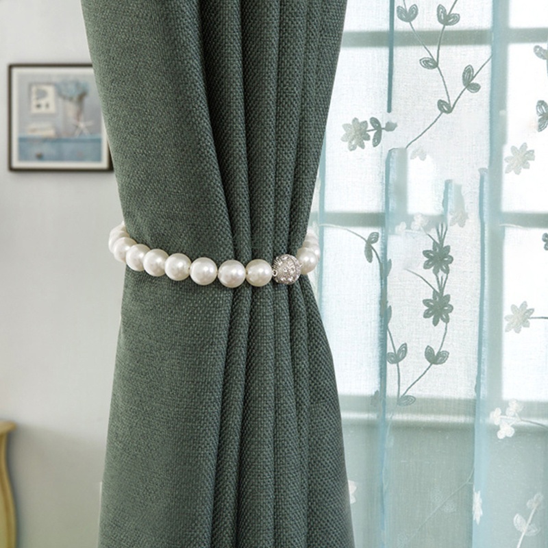 Set 2 Kẹp Giữ Rèm cửa sổ Từ Tính Trang Trí Nhà Cửa