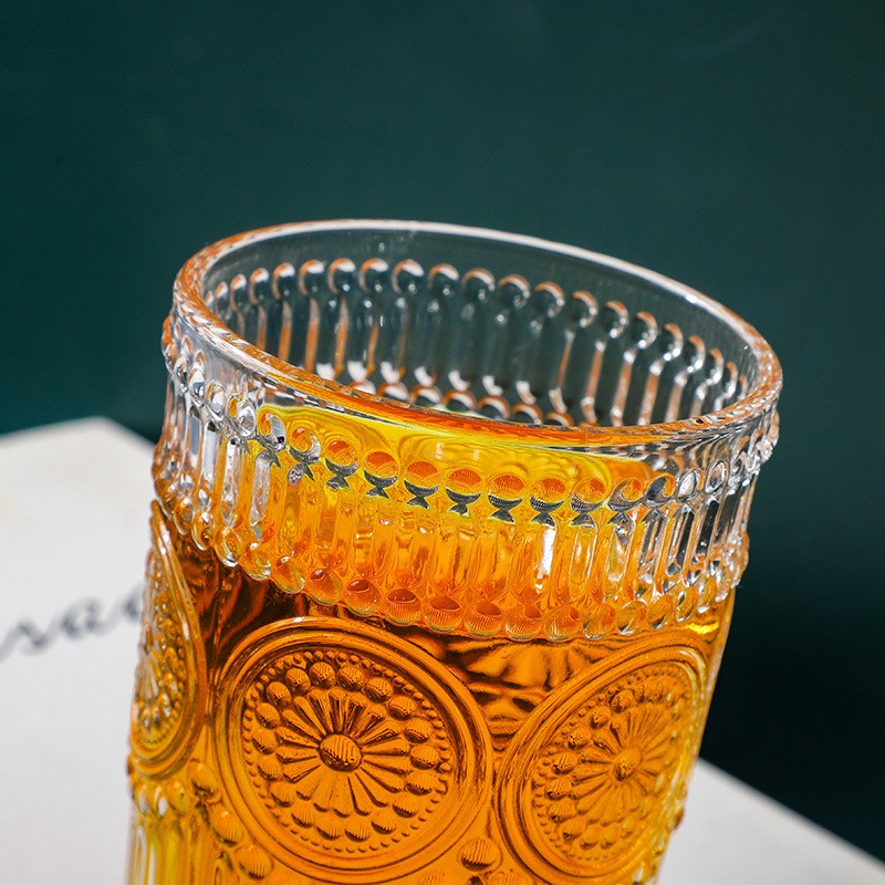 | COMBO 6 | Ly thủy tinh decor cao cấp Baroque Cup in họa tiết thổ cẩm phong cách Bắc Âu