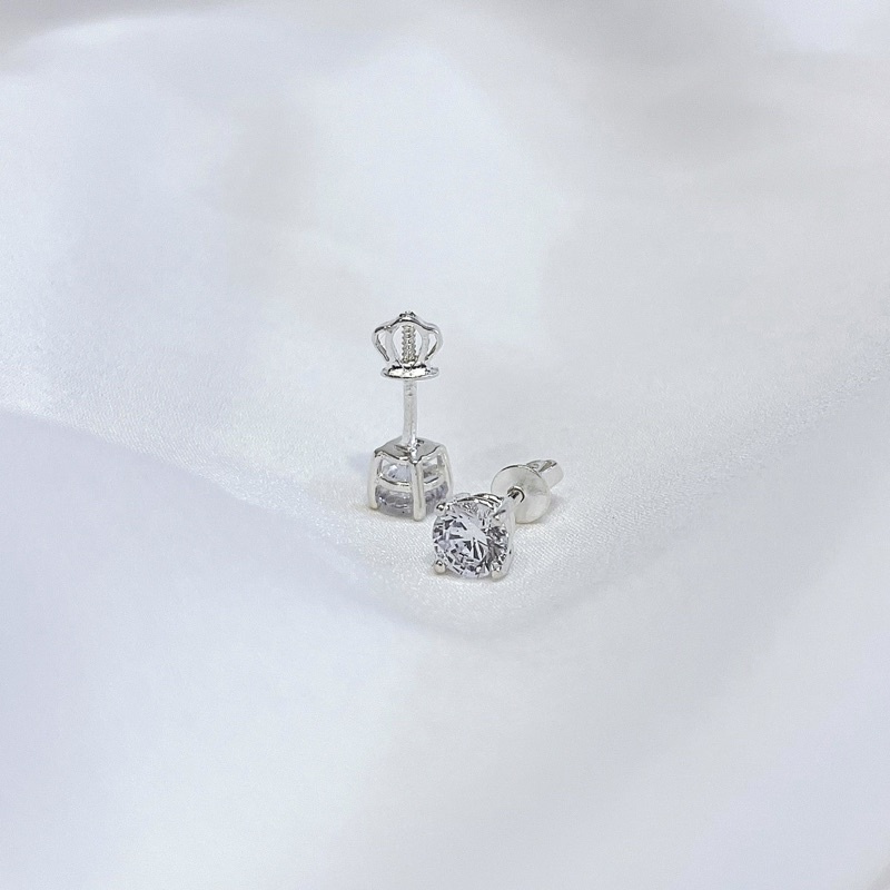 KHUYÊN TAI CHUẨN BẠC S950