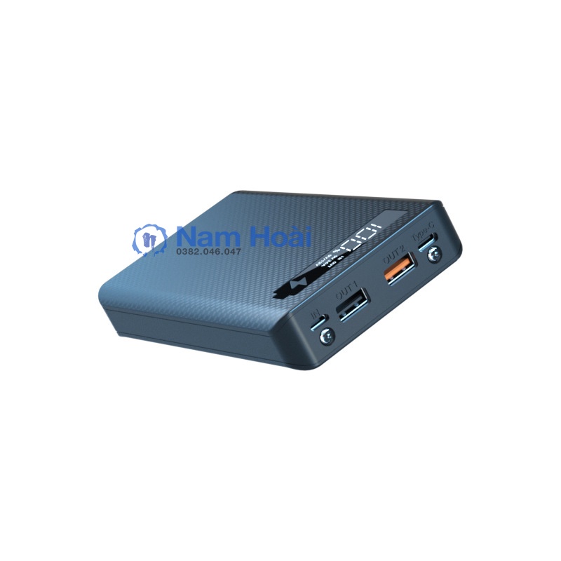 Box sạc dự phòng 6 cell sạc nhanh QC 3.0 PD 3.0 M6 PD dể dàng tháo lắp bằng Ốc Vít