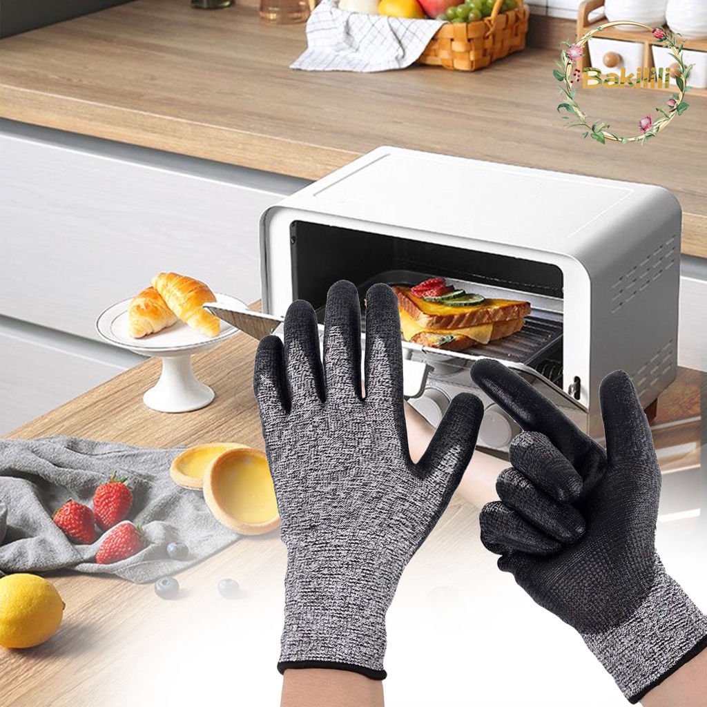 1 Đôi Găng Tay Chịu Nhiệt Chống Trượt 500 / 800 Độ Dùng Cho Lò Vi Sóng / Chế Biến Gỗ