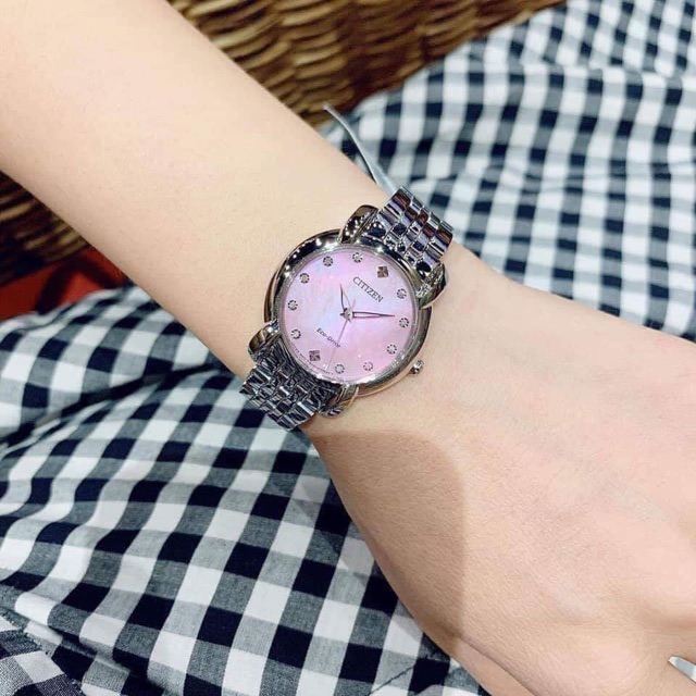 Đồng hồ nữ  Ci.ti.zen eco-drive Jo.lie pin.ky watch