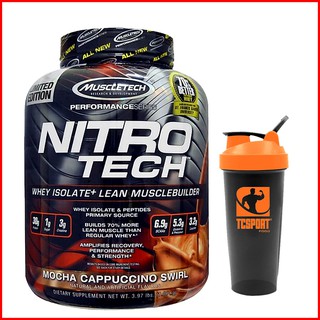 Whey Tăng Cơ Bắp và Tăng Sức Mạnh – Nitro Tech 4lbs (1.8kg) Vị Mocha Capucchino