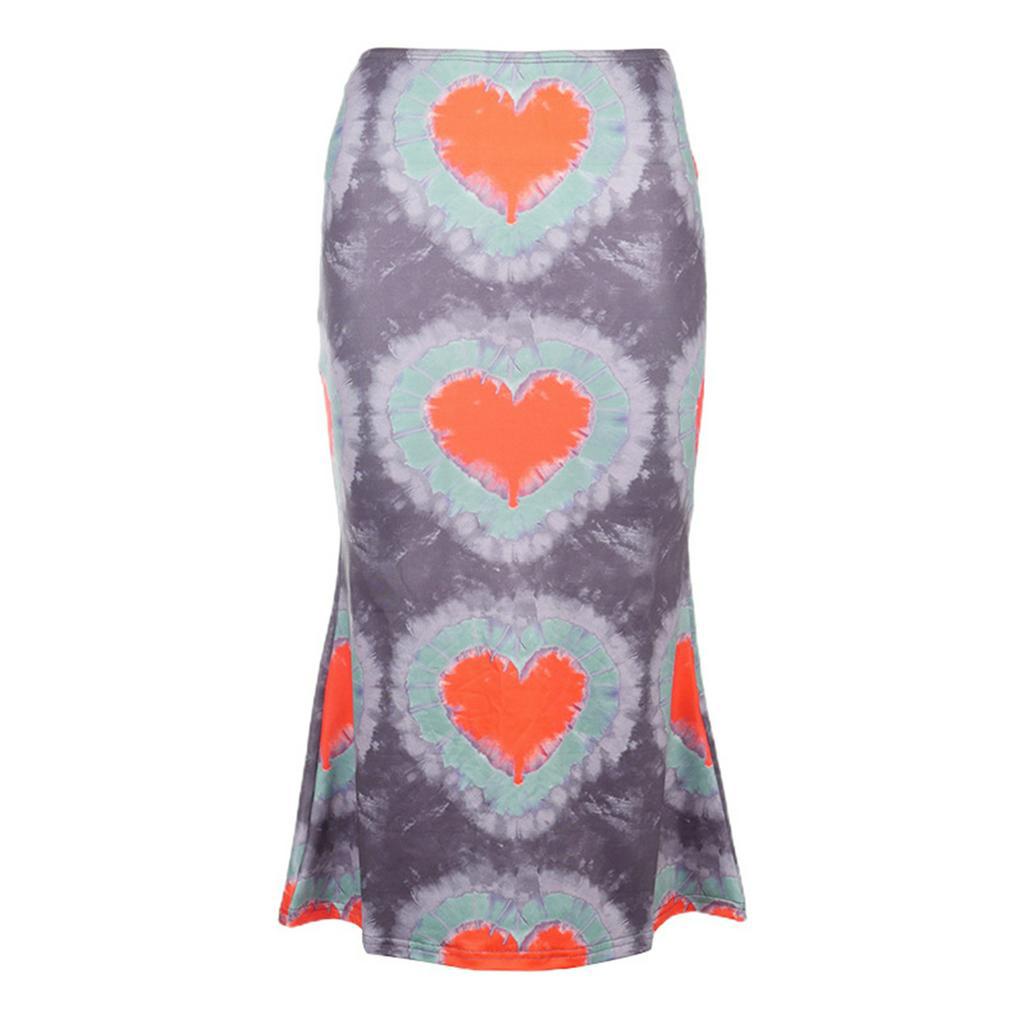 Chân Váy Nữ In Hình Trái Tim Thời Trang Xinh Xắn