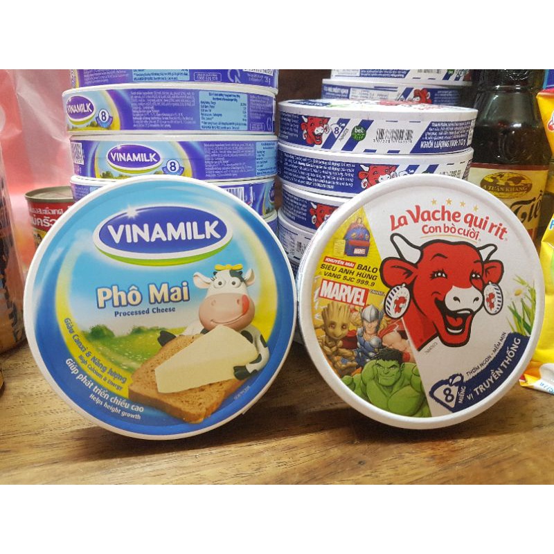 Phô Mai Con Bò Cười Truyền Thống 8 miếng 120g