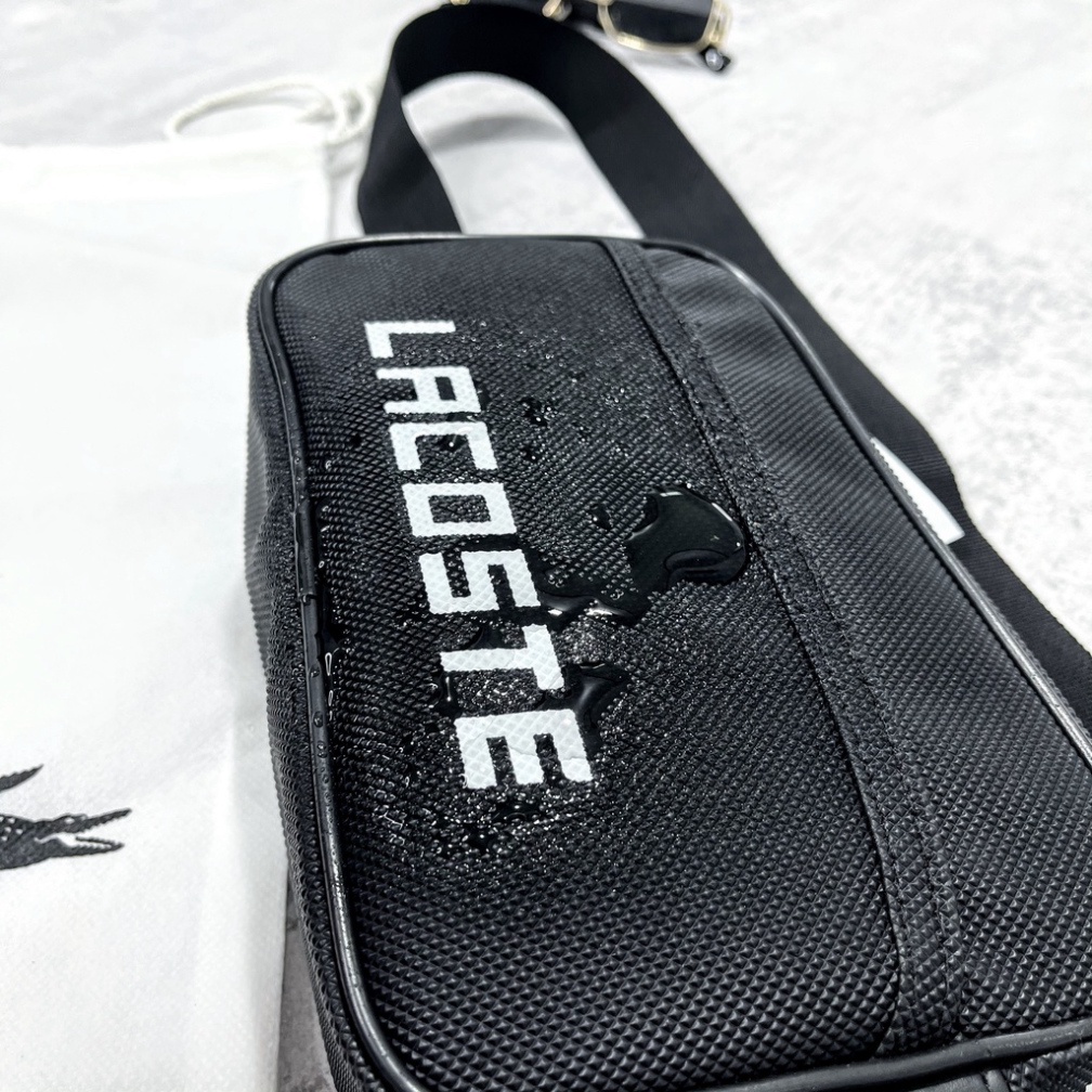 Túi bao tử đeo chéo nam nữ Lacoste 2021 minibag form box | BigBuy360 - bigbuy360.vn