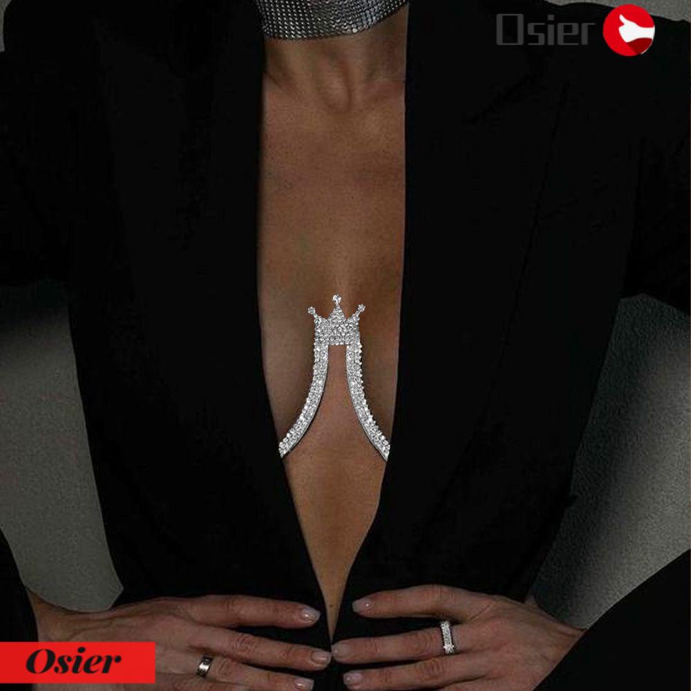 Osier✿ Dây Đeo Trang Trí Ngực Thời Trang|Dây Áo Ngực Tinh Tế|Vòng Cổ