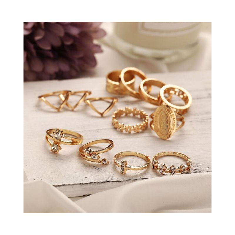 Nhẫn 13 chiếc retro HNH17 Hỉn Hỉn Store