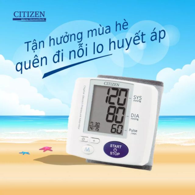 Máy đo huyết áp Citizen CH617