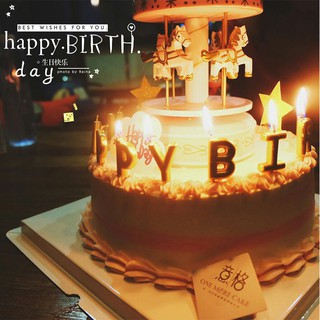 Nến sinh nhật HPBD các màu
