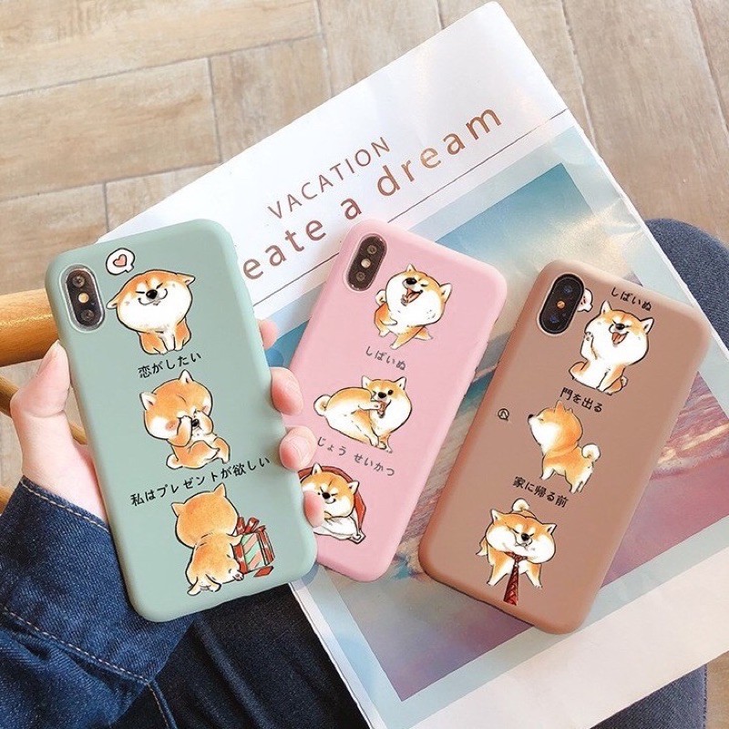 Ốp iphone chó shiba