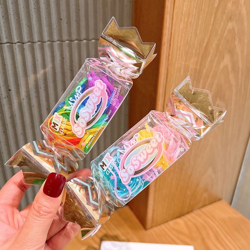 [Bộ] Dây Buộc Tóc Dây Cột Tóc Màu Kẹo Phụ Kiện Thời Trang Cho Bé AB091