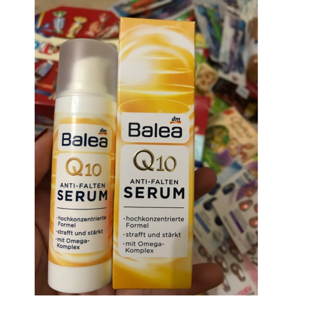 Serum BALEA Q10 chống lõa hóa, tăng đàn hồi trên vùng da mặt, da cổ từ 25 - 40 tuổi