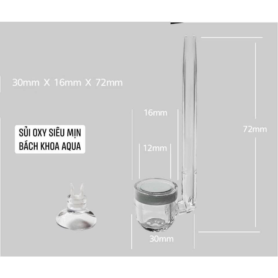 Đĩa sủi Oxy siêu mịn Acrylic 2cm-4cm-6cm