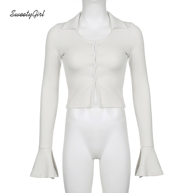 Áo Thun Polo Tay Dài Cổ Tròn Màu Trơn Ôm Eo Thời Trang 2022 Dành Cho Nữ