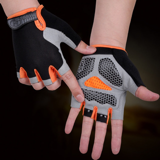 5-finger open design sports gloves Anti-slip, shockproof and breathable