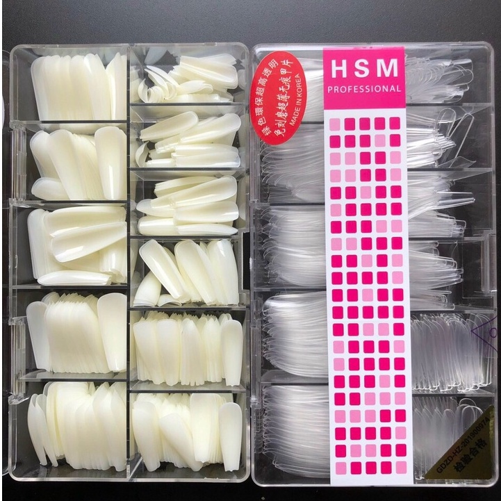 Móng úp HSM các fom thang, vuông, nhọn, bầu