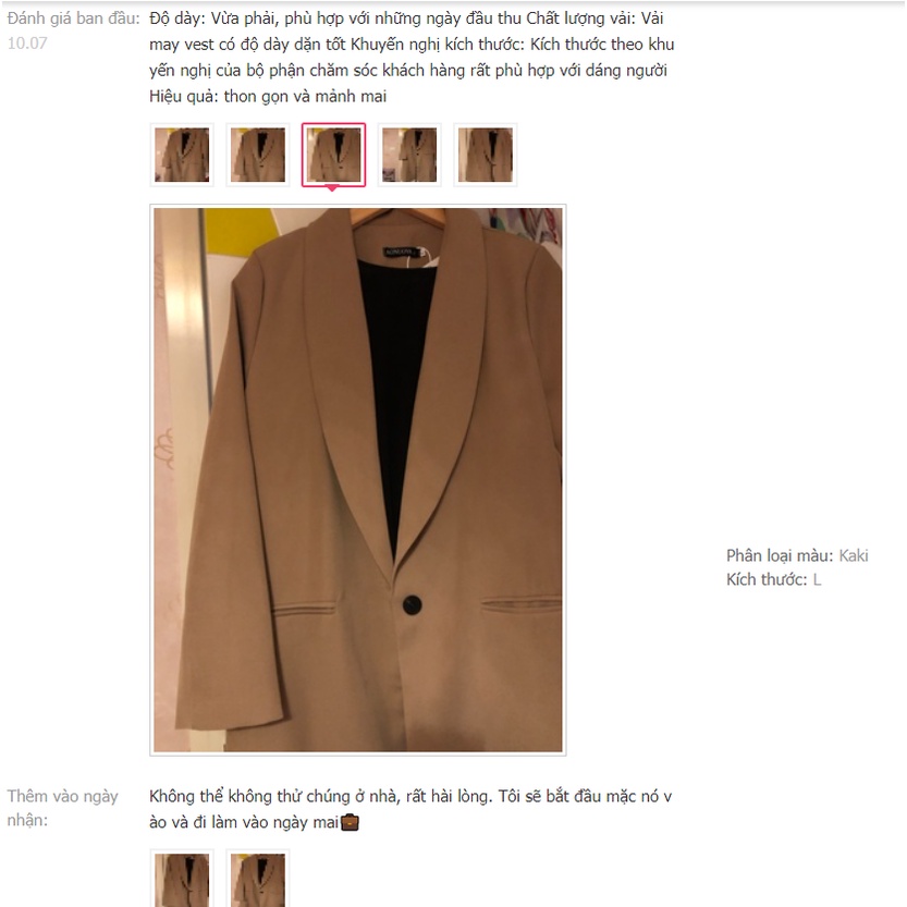 Áo Khoác Blazer Thu Đông Dáng Dài 2 Lớp Phong Cách Hàn Quốc