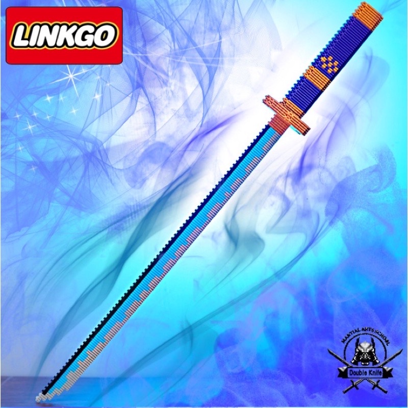 Lego mô hình kiếm đồ chơi lắp ráp Zoro One Piece, Kimetsu no yaiba đồ chơi lắp ráp rèn luyện trí thông minh