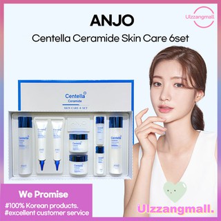 Bộ 6 Mỹ Phẩm Chăm Sóc Da Centella Ceramide ANJO Chuyên Nghiệp