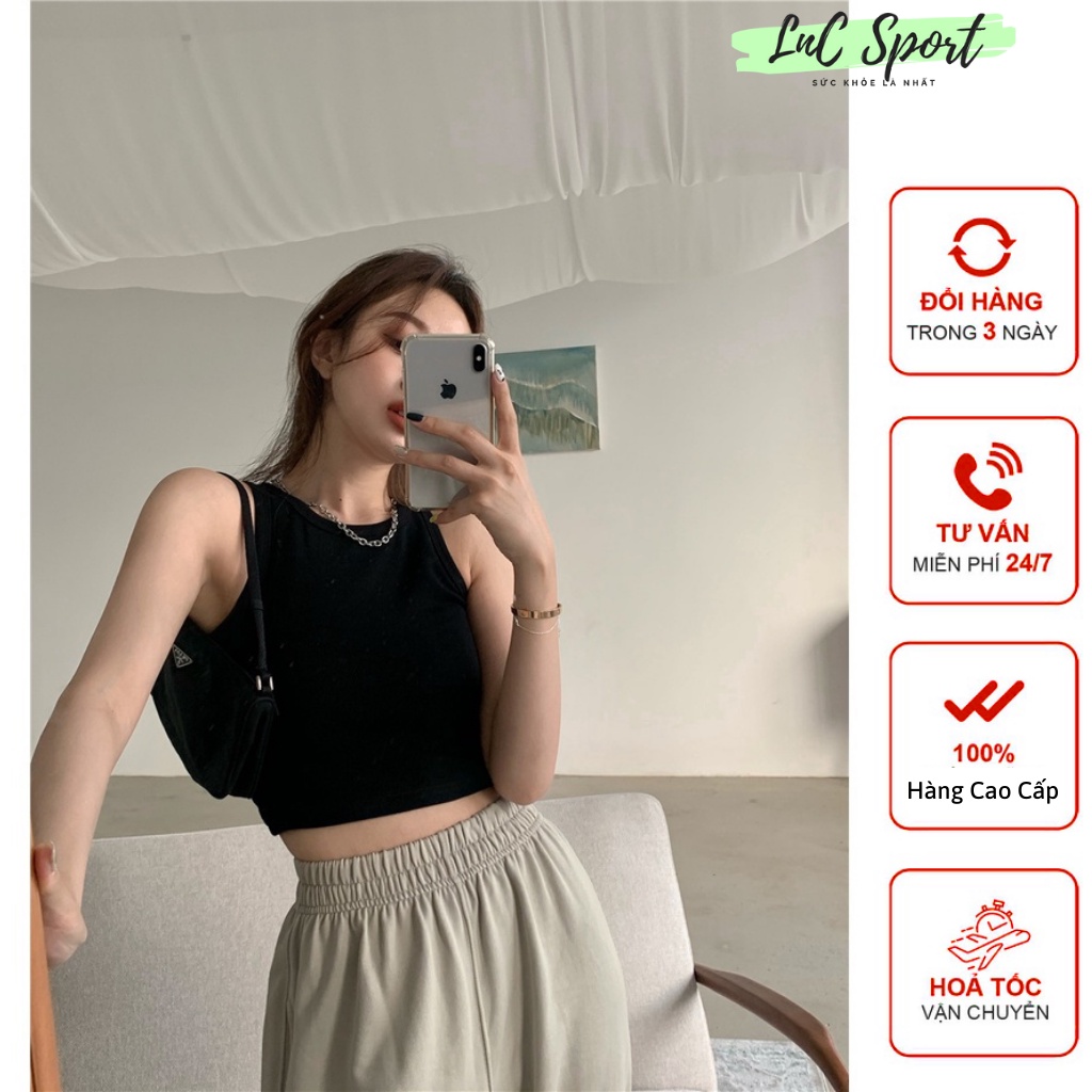 Áo Ba Lỗ Tập Gym, Áo 3 Lỗ Nữ Thoải Mái Năng Động Phong Cách Hàn Quốc