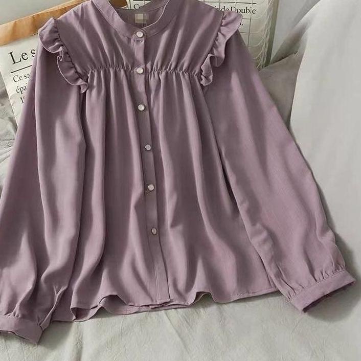 Son môi Definitely M7AMP KEISYA BLOUSE | Áo sơ mi nữ Gamisindo | Áo sơ mi nữ ngày | Áo sơ mi nữ K