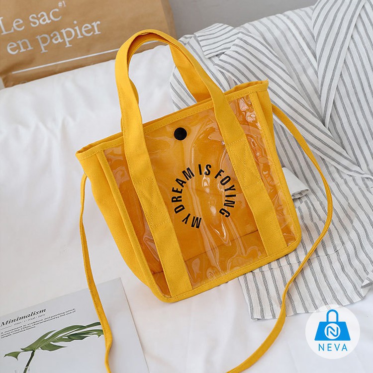 [Giá sỉ] Túi vải Mini Trong Suốt Mẫu Hot Nhất 2019 NEVA577