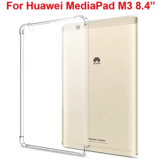 Ốp máy tính bảng mềm trong suốt chống rơi cho Docomo Dtab Compact D-01J D 01J Huawei MediaPad M3 8.4 BTV-W09 BTV-DL09