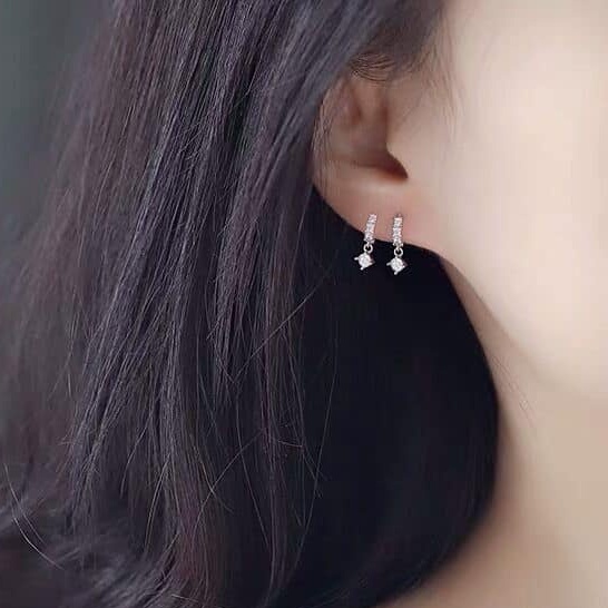 1 ĐÔI BÔNG TAI BẠC KIỂU DÁNG NHỎ XINH