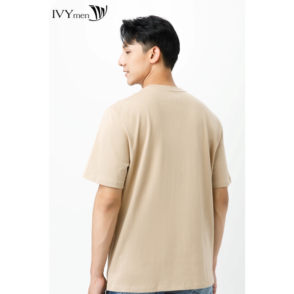 Áo thun phối túi hộp nam IVY moda MS 57E3346
