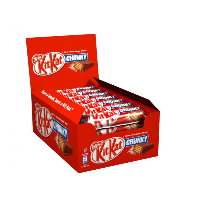 Bánh Xốp Phủ Socola KitKat Chunky