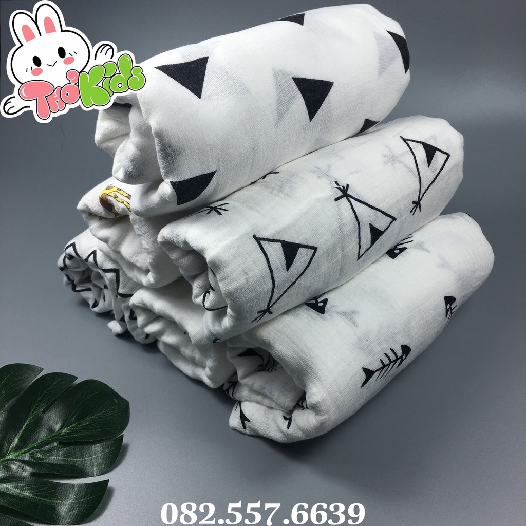 Khăn Ủ/ Khăn Quấn Khăn Xô Đa Năng 100% Cotton