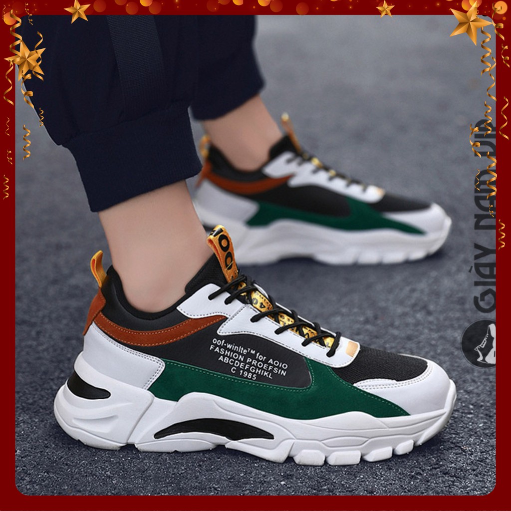 Giày Nam Thể Thao - FREESHIP - Giày Sneaker Thể Thao Trẻ Trung SNK03