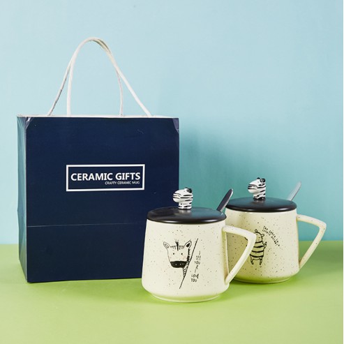 Ly Sứ, Cốc Cà Phê Hình Ngựa Vằn Cao Cấp 400ml | BigBuy360 - bigbuy360.vn