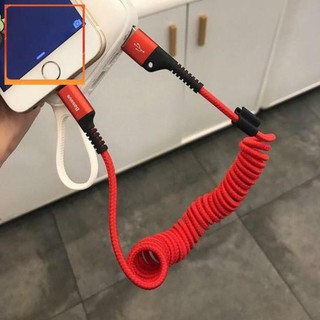 [CHÍNH HÃNG] Cáp Xoắn Lò Xo Cho Iphone Baseus