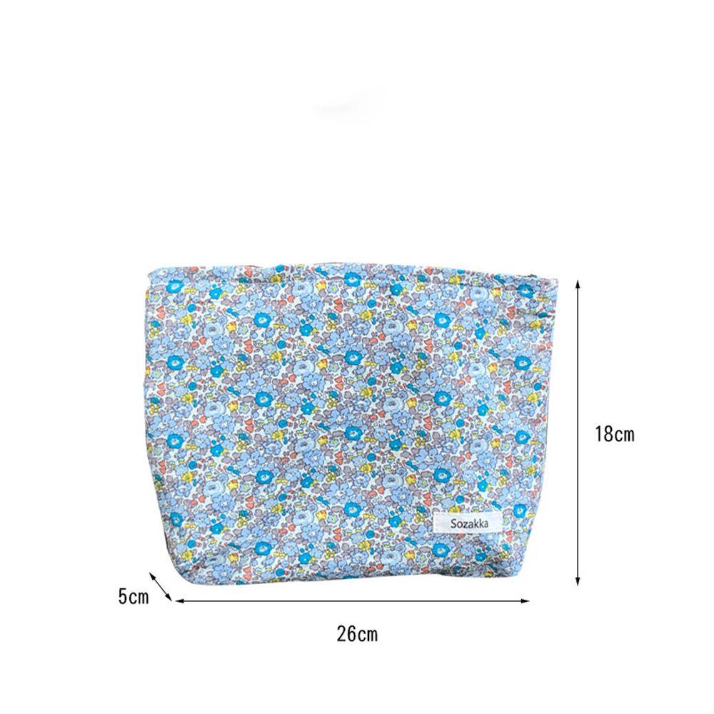 Túi Đựng Mỹ Phẩm Bằng Vải Cotton Họa Tiết Lấp Lánh Phong Cách Nhật Bản