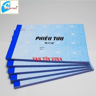 Combo 10 quyển phiếu thu 2 liên 13x19cm