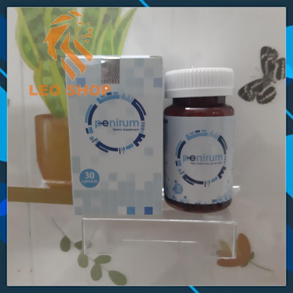 VIÊN UỐNG SINH LÝ PENIRUM TRẮNG - Tăng Phong Độ Rạo Rực Đam Mê - CHÍNH HÃNG HỘP 30 VIÊN - PHIÊN BẢN GỐC [CÓ CHE TÊN]