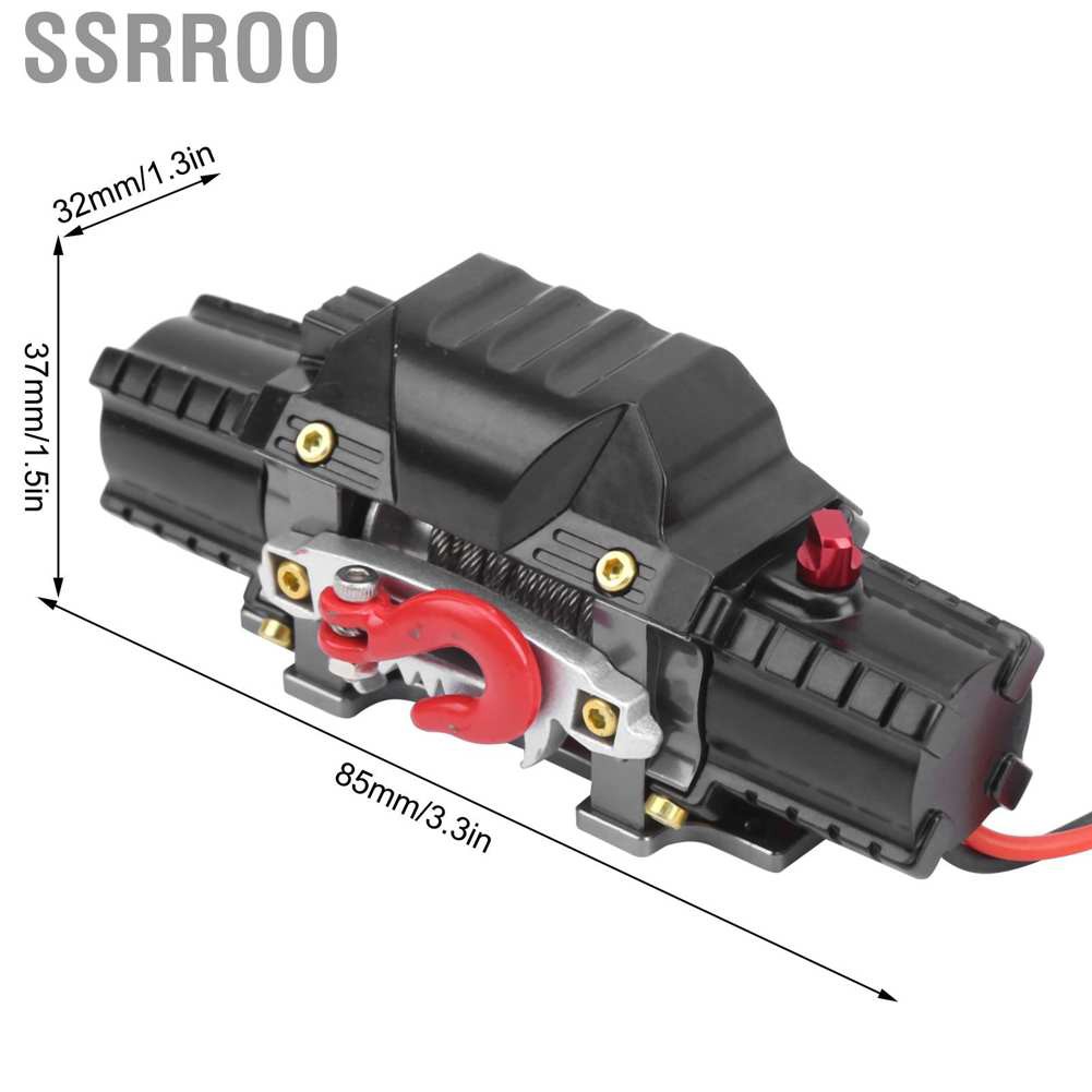 RC CHANNEL Động Cơ Tời Kim Loại 3rd Có Nút Công Tắc Cho Traxxas / Hsp / Redcat / Tamiya / Axial Scx10 D90 / Hpi 1 / 8