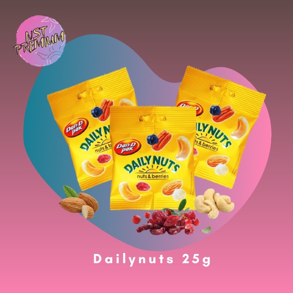 Daily Nuts túi 25gr hạt dinh dưỡng mỗi ngày Dan D Pak