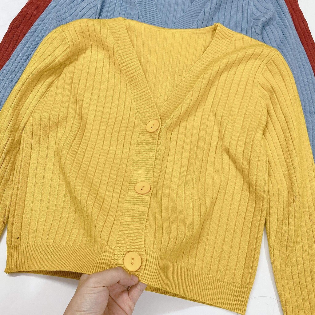 Áo cardigan len 3 KHUY siêu cá tính