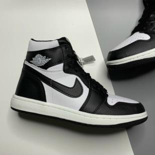 Giày Thể Thao JD1 Đen PANDA Cổ Cao, Giày Sneaker JORDAN 1 Cổ Cao Đen Trắng Trẻ Trung Nam Nữ -Tình Sneaker | BigBuy360 - bigbuy360.vn