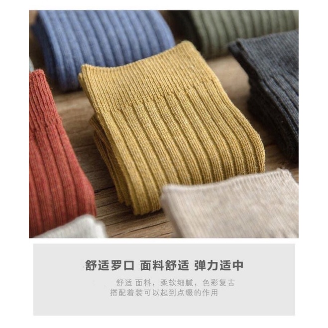 Sét 10 đôi tất cao cổ hàn quốc