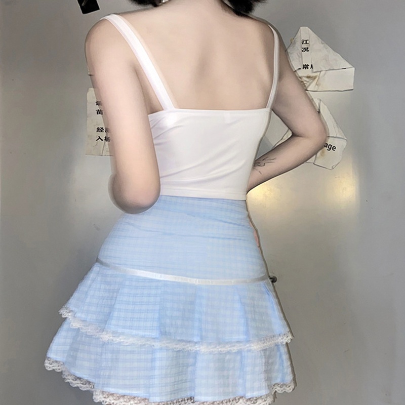 Áo Croptop Hai Dây Cổ Chữ V Phối Ren Xuyên Thấu Đính Ngọc Trai Thời Trang Mùa Hè Quyến Rũ Cho Nữ