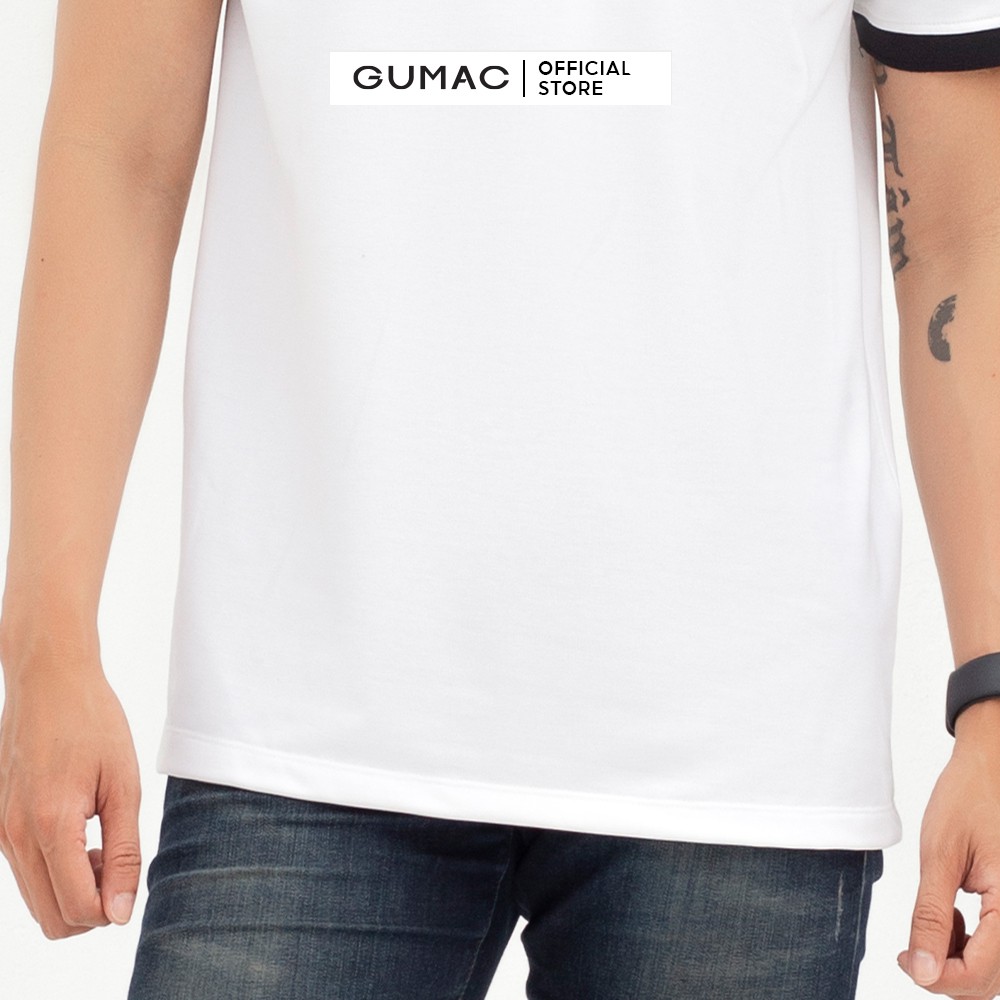 [Mã WABRGD12 giảm 10% đơn 250K] Áo thun nam polo thêu trái tim GUMAC tay ngắn thun cá sấu ATNB5101 | BigBuy360 - bigbuy360.vn