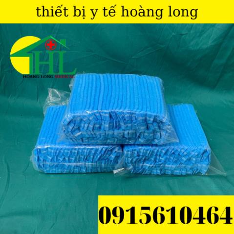 Mũ Giấy  Trùm Tóc Dùng 1 Lần Túi 100 Chiếc