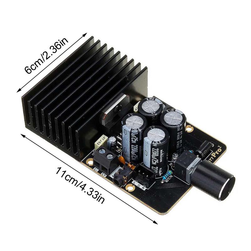 Bảng Mạch Khuếch Đại Âm Thanh HIFI TDA7377 DC9-18V 30W Cho Loa 4-8 Ohm