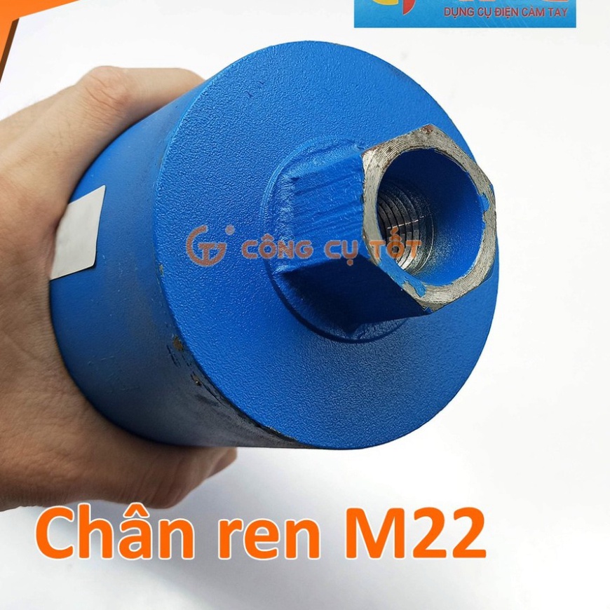 Mũi khoét tường ướt kim cương mạ điện Ø96 x 370mm