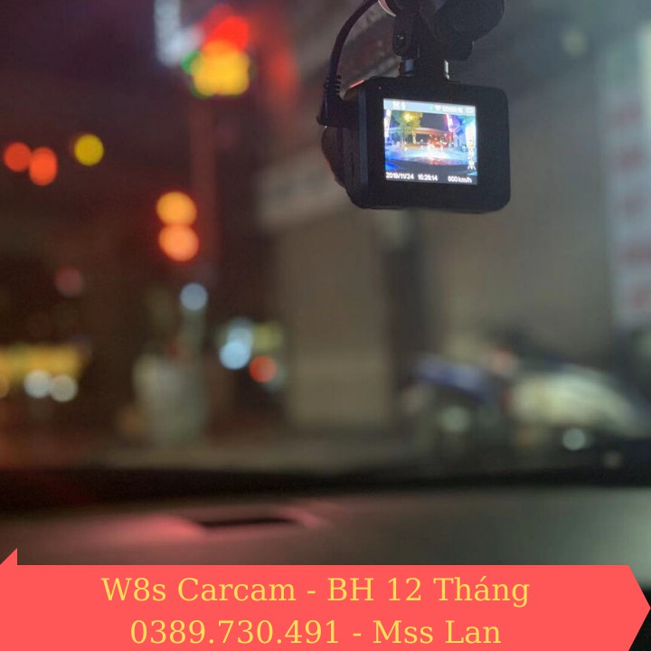 [Nâng Cấp Của W8] Camera Hành Trình Ô Tô W8s Carcam - Đọc Biển Báo Tốc Độ + Thẻ Nhớ Tùy Chọn