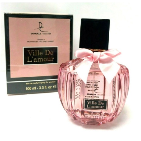 Nước hoa Dubai chính hãng dành cho nữ Dorall Collection VILLE DE L'AMOUR hương hoa thanh lịch, hấp dẫn phái mạnh 100m